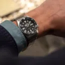 Seiko 5 Sports SKX Automatic Black Dial Silver Steel Strap Watch For Men - SRPK29K1